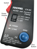 TECPEL CA-60 Pince de Courant