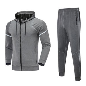 Survêtements de jogging unis pour hommes, en polaire polyester/coton, meilleure qualité, service OEM, vente chaude - Product Image 1