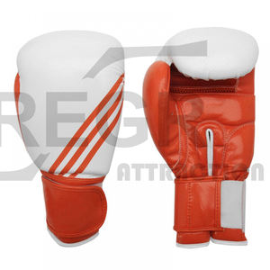 Guantes de boxeo en forma de China, diseño personalizado de gimnasio, boxeo, entrenamiento, cuero negro, Fitness, rojo, Logo personalizado de PVC, Color MMA - Product Image 3