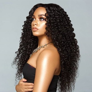 Extensions de cheveux humains vierges Remy crépus bouclés bruts du Vietnam perruque naturelle avec double trame toutes les couleurs convenables - Product Image 4