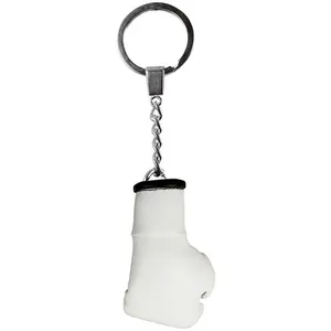Grosir Baru Gantungan Kunci modis sarung tinju Mini gantungan kunci/logo kustom sarung tangan tinju Mini gantungan kunci dengan standar internasional
