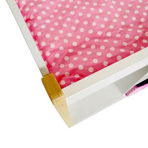 Ensemble de jouets en <span class=keywords><strong>bois</strong></span> unisexe, tout-en-un, <span class=keywords><strong>lit</strong></span> de poupée avec placard de poupée et boîte de rangement des vêtements de poupée, jouet de bricolage 300 - Product Image 6