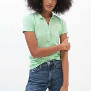 Nueva Camiseta Polo de Verano para Mujer, Polo Deportivo de Algodón Elástico, Camiseta con Cierre y Manga Corta para Hombre, Corte Holgado, Ropa Casual 2026 - Product Image 1