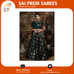 Nhà Máy Trực Tiếp Cung Cấp Mới Nhất Thiết Kế <span class=keywords><strong>Lehenga</strong></span> <span class=keywords><strong>Choli</strong></span> Cho Phụ Nữ Cho Đám Cưới Và Các Bên Làm Bằng Lụa Tại Giá Thấp - Product Image 5
