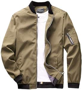 Veste bomber d'hiver pour homme sur mesure en gros, toile de haute qualité, imperméable, réversible, avec logo personnalisé, nouveau design, vente chaude - Product Image 6