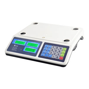 फल वाणिज्यिक संतुलन इलेक्ट्रॉनिक मूल्य गिनती पैमाने पर डिजिटल वजन पैमाने FF1976-423F एलईडी दोहरी-प्रदर्शन 40kg/5g 14191-423F - Product Image 2