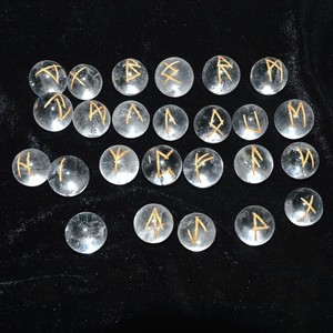 Ensemble de runes en sphère d'agate |   Vente en ligne |   Artisanat de pierre de guérison indienne Reiki, Art et objets de collection sculptés Feng Shui - Product Image 1