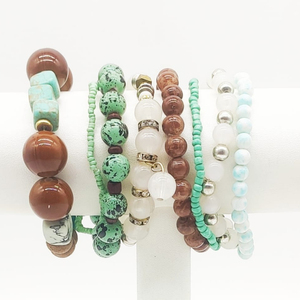 Bracelet de perles de rocaille de pierres précieuses de 6mm avec plaqué or unisexe perlé rond hommes femmes à la mode Style religieux occasion de fiançailles - Product Image 1