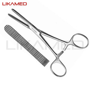 Pince à tuyau et forceps manuels à cliquet en acier inoxydable extra longs de 14 cm, qualité allemande, LIKAMED Klinikum Berlin - Product Image 3