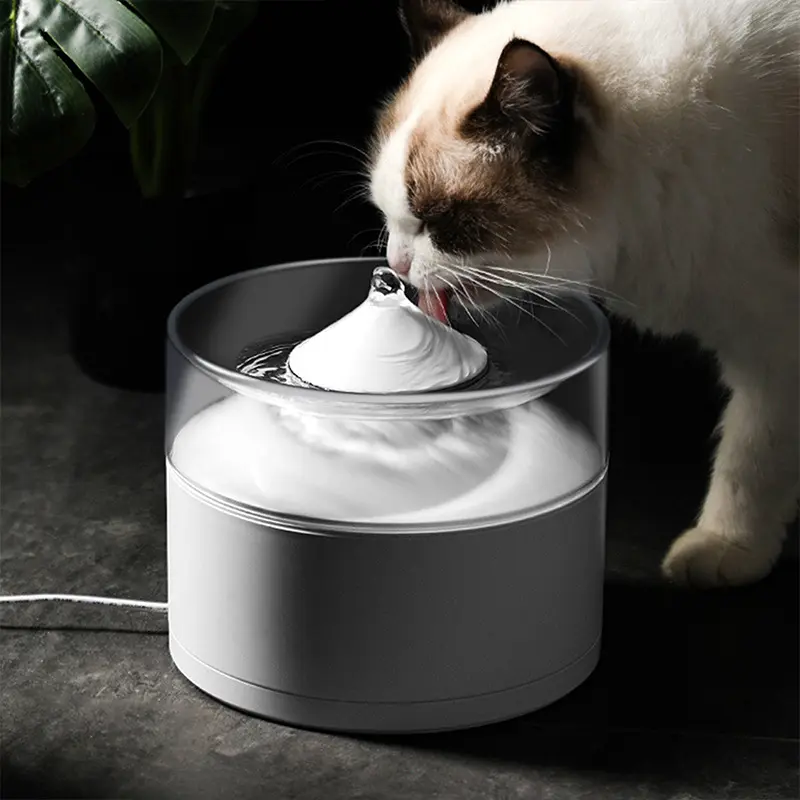 Wettbewerbs fähiger Preis Transparent personalisieren im Inneren Smart Cat Trinkbrunnen Wasser