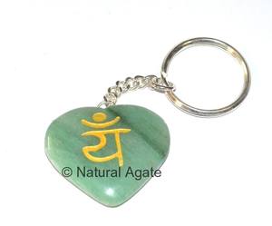 Acheter Sanskrit Vert Jade Reiki Porte-clés | Obtenir Sanskrit Vert Jade Reiki Porte-clés | Sanskrit Vert Jade Reiki Porte-clés En Ligne - Product Image 1