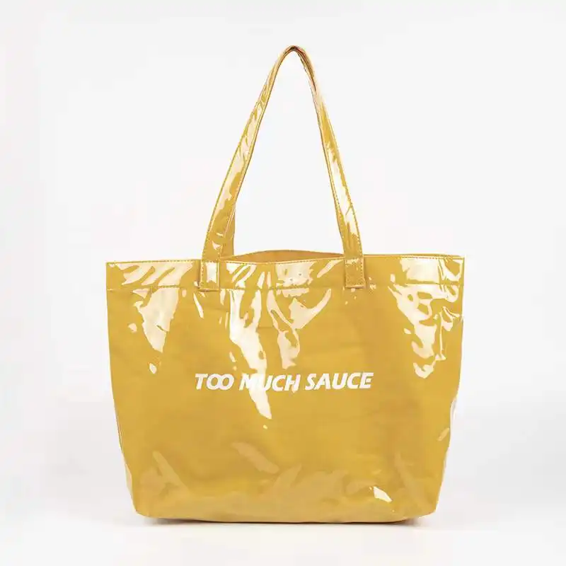 Nhựa Cực Lớn Canvas Tote Túi Bán Buôn Canvas Pvc Túi Du Lịch Túi Mua Sắm Canvas Tote Túi Xách Casual