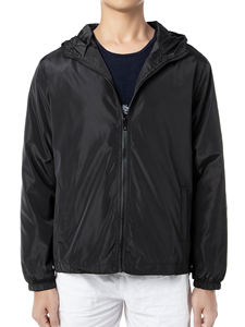 Veste coupe-vent personnalisée pour hommes, coupe-vent à séchage rapide - Product Image 3