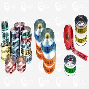 สายโพลีเอทิลีนความหนาแน่นสูง (HDPE) ป้องกันการกัดกร่อนใต้ดินที่ตรวจพบได้เทปเตือนป้องกันสาย SS - Product Image 4