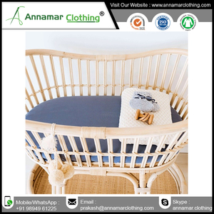 Premium Qualité Pur Coton Bio Couffin Feuille - Product Image 3