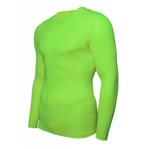 <b>Men's</b> Polyester/Cotton Long Sleeve Rash Guard <b>Thermal</b> Base Layer Workout <b>Top</b> Anti-Bacterial Anti-UV Breathable Eco-Friendly - Product Image 1