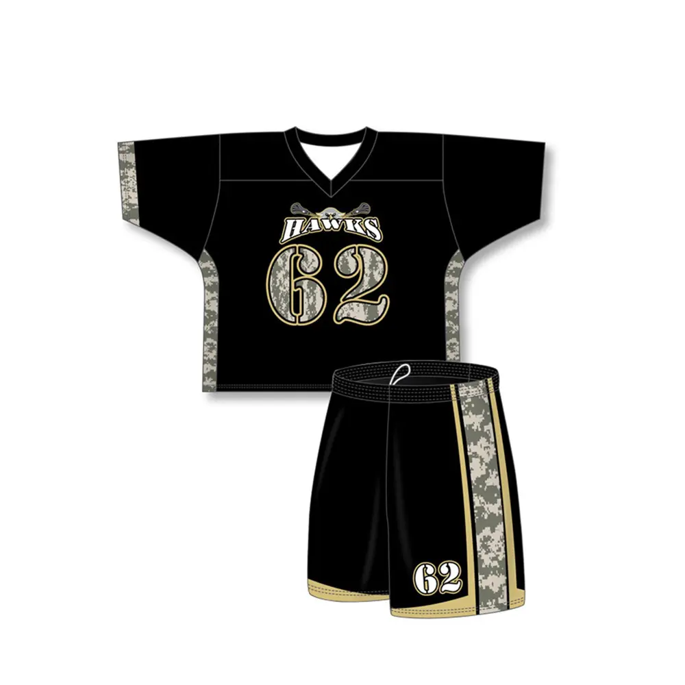 Chất lượng cao tùy chỉnh thiết kế thăng hoa in đảo ngược Lacrosse Jerseys tại bán buôn 2024