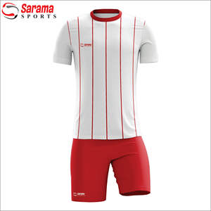 Maillot de football et short de football avec logo imprimé en offset personnalisé, uniformes avec design personnalisé - Product Image 1