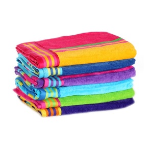 100% Organic Cotton Jacquard Hand <b>Beach</b> <b>Towels</b> Quick Dry Summer Thick Recycled Bath Hand <b>Towel</b> with GOTS Certificate Disposable - Product Image 6