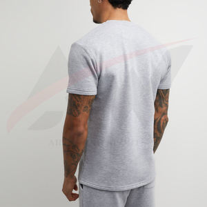 Meilleures ventes en gros de vêtements de fitness slim à manches courtes et col en O en coton de haute qualité t-shirt pour hommes streetwear design personnalisé - Product Image 6