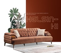 Canapé convertible moderne en bois, vente en gros directe d'usine, ensemble de meubles pour salon, maison, hôtel, salle à manger, bureau - Zumrut Helsinki