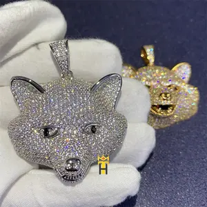 Naties Toonaangevende Hoge Kwaliteit Heren Sieraden Fierce Wasbeer Lions Hanger Hip Hop Punk Hanger