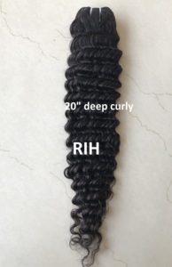 Noël Remy Cheveux Bruts 13x4 Profonde Bouclés Dentelle Frontale Cheveux Humains Avec Cuticule Non Transformée Aligné Bouclés Vierge Bundles Extensions - Product Image 4