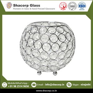 Meilleur produit : Bougie dans un bol en cristal, décoration de mariage dans un bol en verre, fabricant à prix de gros - Product Image 5