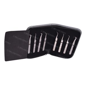 Gris cremallera elástico sosteniendo 8 pinzas tus pinzas son una inversión proteger con PH Lash herramientas pinzas caso - Product Image 1