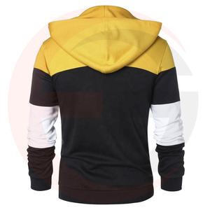 เสื้อกันหนาวมีฮู้ดสำหรับผู้ชาย,เสื้อสวมศีรษะสีพื้นแบบสั่งตัดอบอุ่นแฟชั่น - Product Image 3