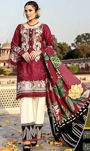 Salwar Kameez de Algodón Bordado a Mano para Mujer, Ropa Casual - Product Image 5