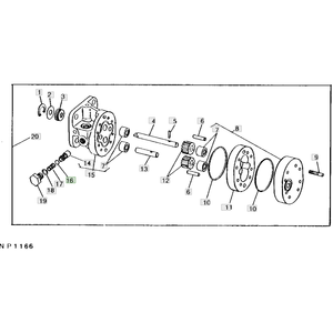 JD Tractor Ball Número de pieza R42849 Reemplazo de acero inoxidable de alta calidad Componente de servicio pesado Durable OEM Equipo agrícola - Product Image 2