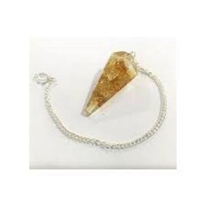 Pendule en Orgonite Citrine Naturelle de Meilleure Qualité Pendule en Gros pour la radiesthésie Pendule de Guérison; Grossiste - Product Image 5