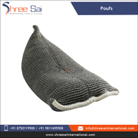 Pochette en laine tricotée à la main, accessoire moderne pour fabrication tri du haut