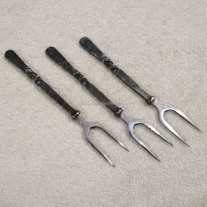 Utensilio de comer medieval forjado a mano, juego de banquete, cuchara, cuchillo y tenedor, TT-5332 - Product Image 5