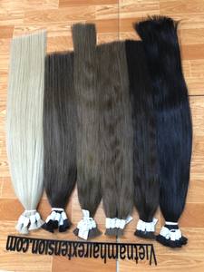 Extensions de cheveux humains vierges brésiliens Remy, bouclés à la française, blonds et bruns en vrac - Product Image 3