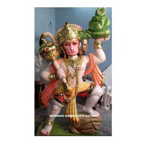 Rajasthani 순수 대리석 Pawan Putra Hanuman 지 조각