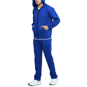 Survêtement pour hommes, nouveau style, tissu uni, à capuche, personnalisé, 2020 - Product Image 5