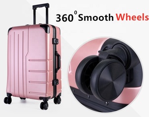 Bán Buôn Thời Trang Mới Khung Nhôm Hành Lý Bền 4 Bánh Xe Abs + Pc Du Lịch Xe Đẩy Va Li Hành Lý Với Xử Lý Mềm Phù Hợp Với Trường Hợp - Product Image 6