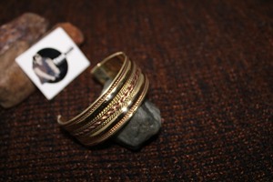 Latest Design Brass <b>Cuff</b> Bangle <b>Bracelet</b> for Women <b>Fashion</b> in Pure Brass & Lowest Price for Parties & Gifting <b>Cuff</b> Tradnary - Product Image 3