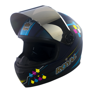 Superventas Royal M136 casco de motocicleta de cara completa de alta calidad ABS PC PP Material XL tamaño nueva visera de seguridad Vietnam - Product Image 1