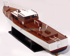 Cadeaux de nouveauté de décor de bateau modèle d'artisanat en bois de haute qualité - Product Image 4