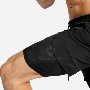 OEM Custom Men's French Terry Cotton Workout Gym Shorts Eco-Friendly Sport Fitness <b>Running</b> Jogging Sweat Shorts Solid Pattern - Product Image 5