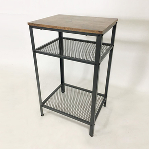 Square Metal Tube 4-tiers Rectangle Storage Shelf - Product Image 5