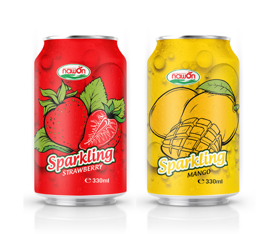 Private Label Sparkling Lemon Juice Drink 330ml Soft Drink Beverage GMP Manufacturer