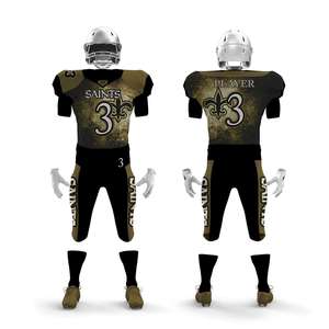 Top Selling Team Green American <b>Football</b> Uniform Jersey Sublimation American <b>Football</b> <b>Set</b> With Tackle Twill Logo <b>Football</b> Jersey - Product Image 6