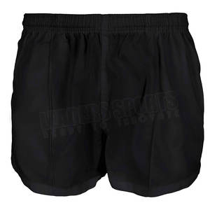 Shorts décontractés en coton pour hommes, anti-plis, taille élastique, couleur unie, service OEM, maille personnalisée - Product Image 5