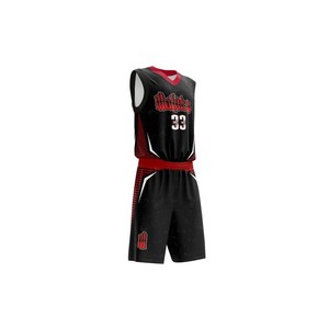 Wholesale Breathable Polyester Basketball Jerseys Summer Sportswear Sublimation Kit with Custom Logo Name and <b>Number</b> Set Style - Product Image 4