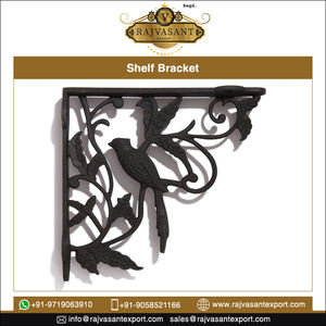 Antique Vintage Cast Iron Bird Design Support d'étagère Support de montage unique Vente en gros directe Fabricants indiens Meilleur prix - Product Image 2