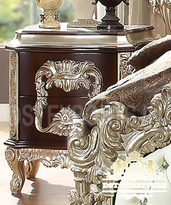 European Eastern King Size Bedroom Furniture Luxury Eastern Queen Size Bedroom Furniture Set Latest European Style Bed & Bedroom - Product Image 3